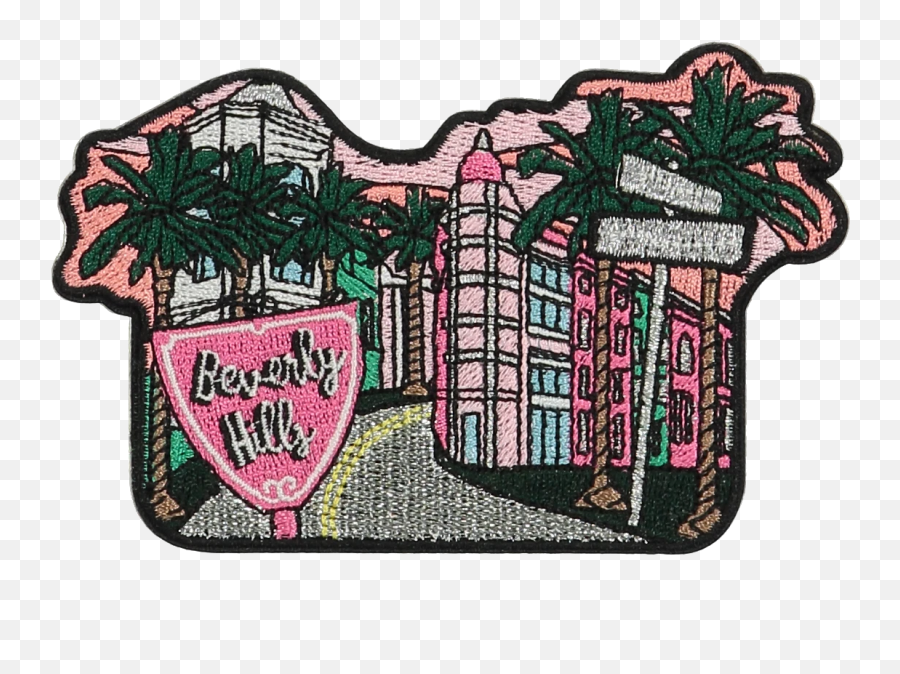 Beverly Hills Sticker Patch - Beverly Hills Sticker Emoji,Feminist Emojis