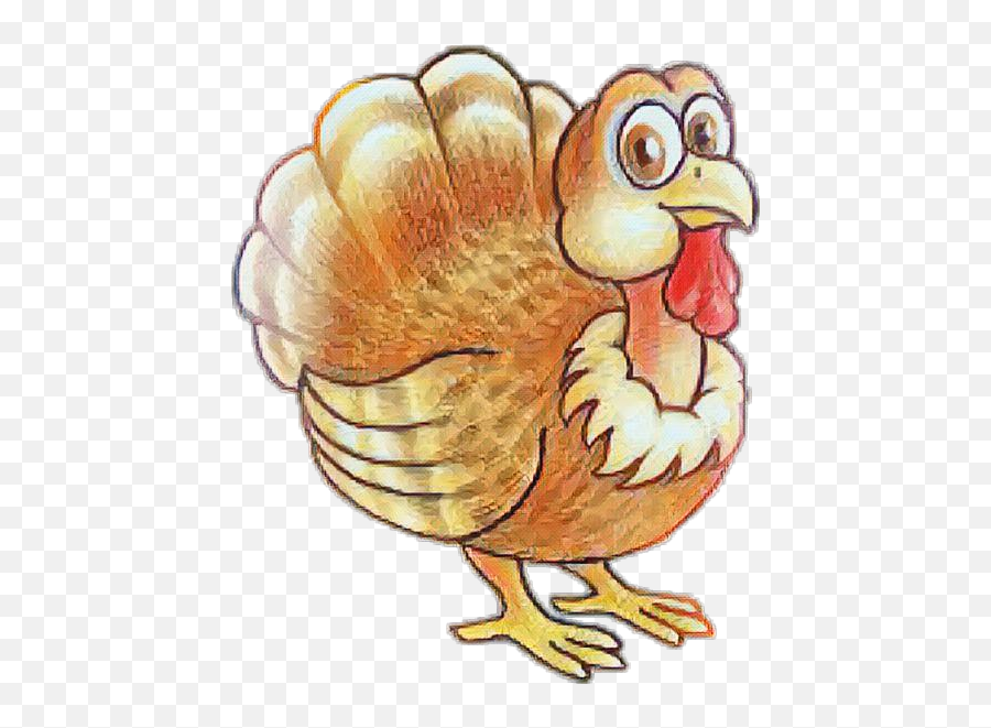 Turkey Thanksgiving Happy - Sticker By Aishamo Turkey Drawing Emoji,Thanksgiving Turkey Emoji