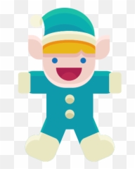 christmas winter Toy Helper Child santa elf icon - Cartoon Emoji