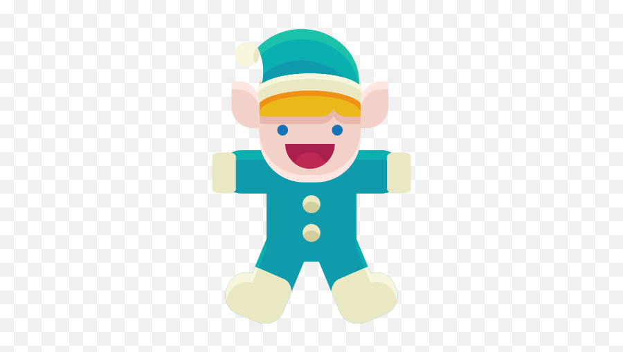 Christmas Winter Toy Helper Child Santa Elf Icon - Cartoon Emoji,Elf Emoticon