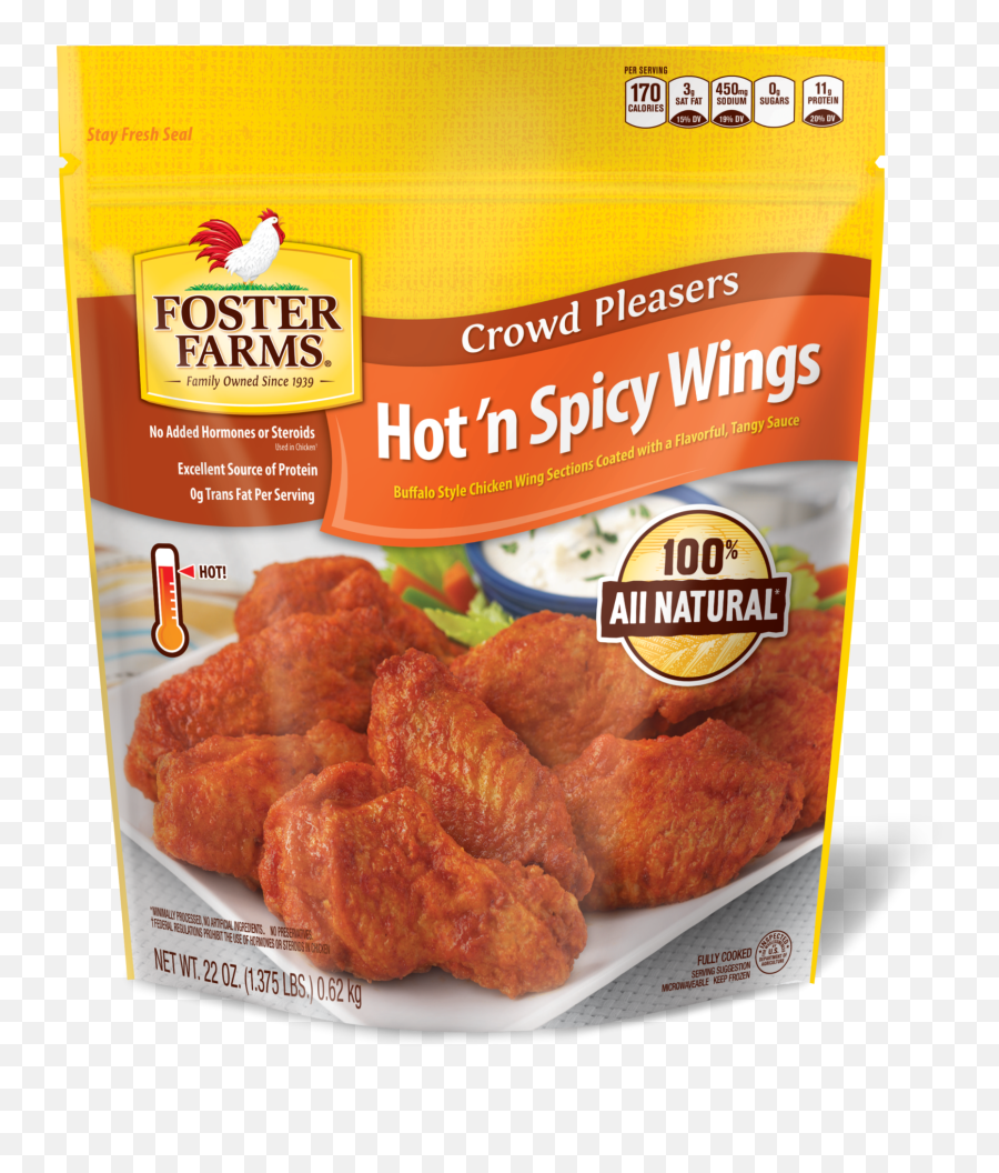 Walmart Grocery - Foster Farms Hot And Spicy Wings Emoji,Chicken Wings Emoji