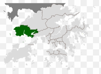 Tuen Mun District - Hong Kong Simple Map Emoji,Pot Of Gold Emoji