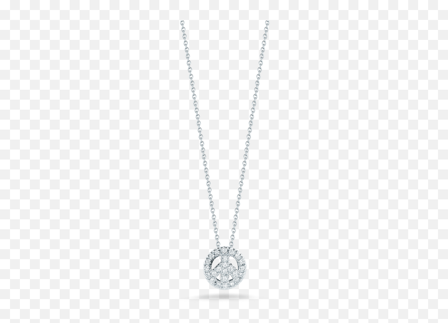 Roberto Coin Peace Sign Pendant With Diamonds - Orru0027s Jewelers Locket Emoji,Peace Hands Emoji