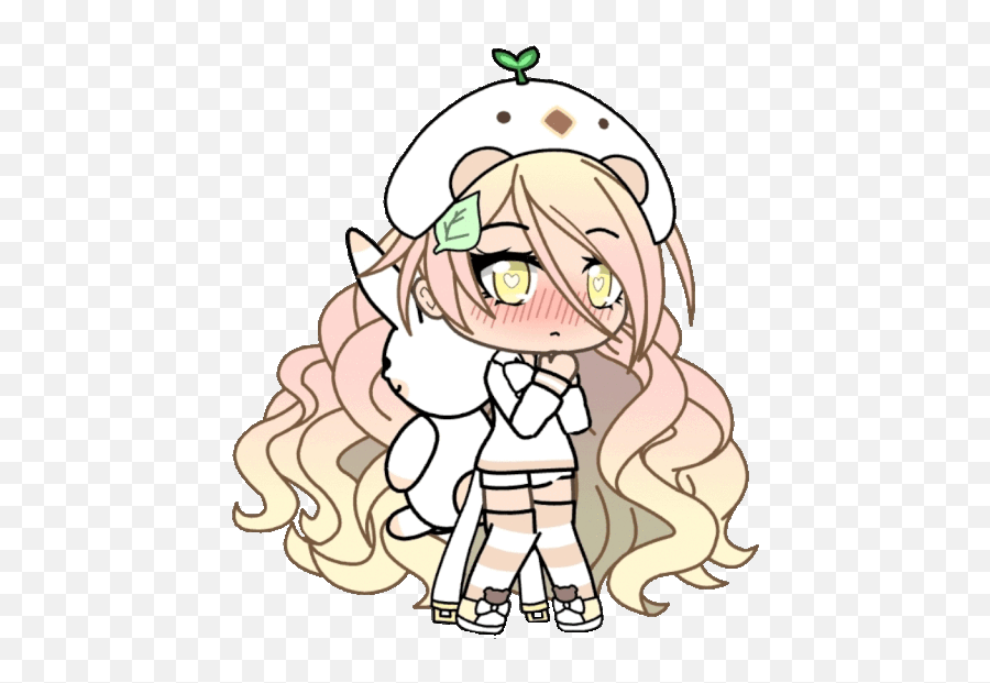 G Oc1 Wiki Gacha - Life Amino Blond Gacha Life Characters Emoji,Shy Blushing Emoji