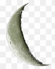 Cresent Moon - Real Crescent Moon Png Png Download Waning Crescent Moon Emoji,Crescent Moon Emoji Png