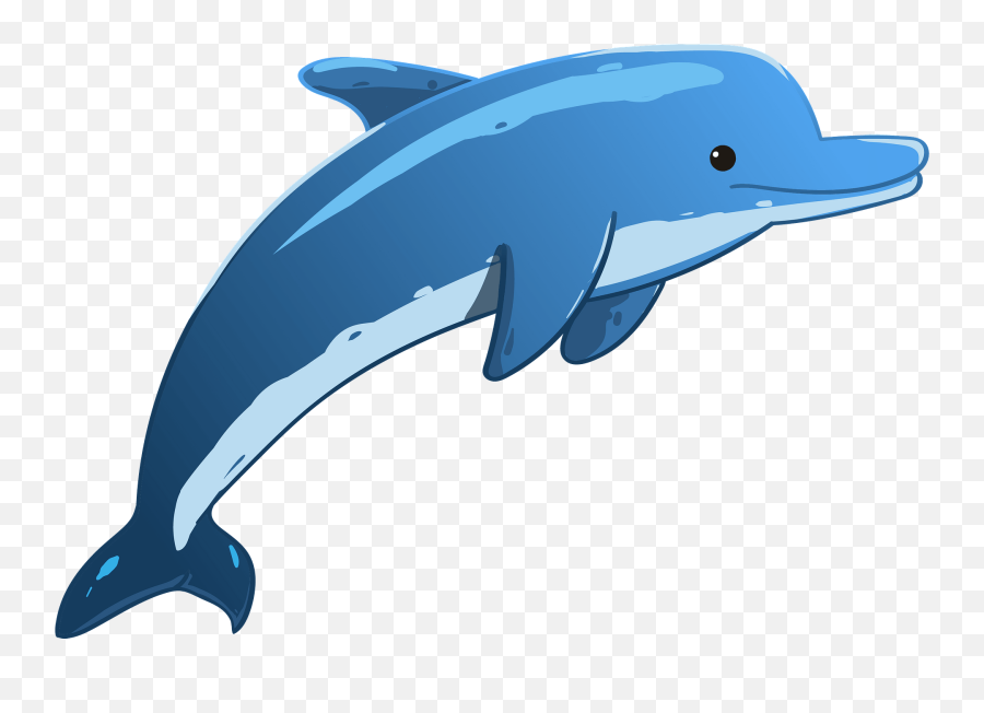 Cartoon Dolphin Clipart - Reading Passage For Kids Emoji,Dolphin Emoji