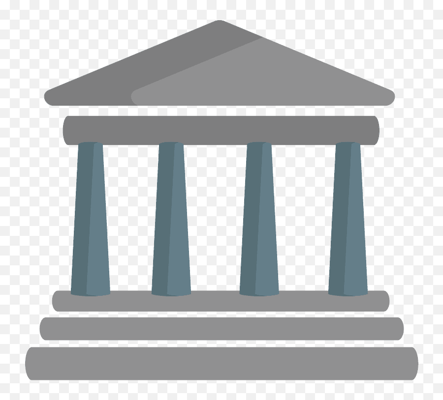 Classical Building Emoji Clipart - Ancient Rome,Shade Emoji
