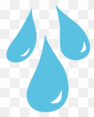Clipart Of A Drop Water - Droplets Art Emoji