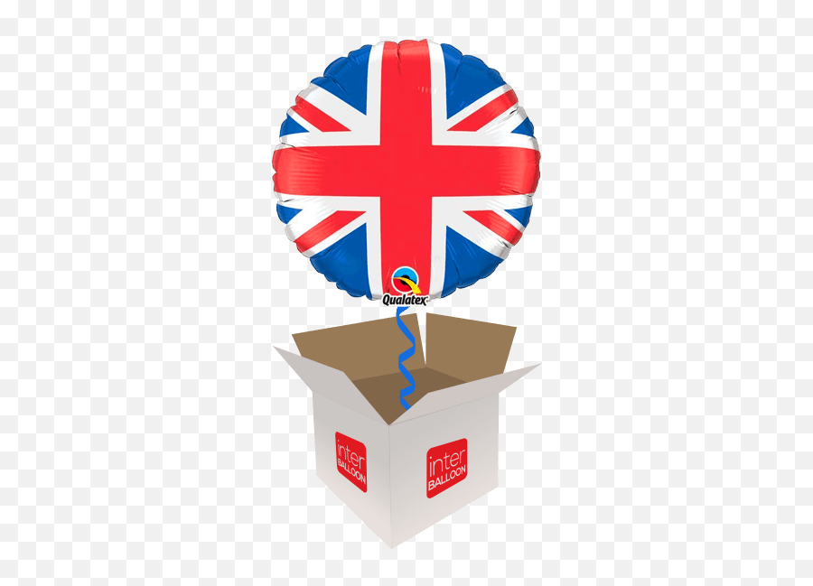Sports Helium Balloons Delivered In The Uk By Interballoon - English Flag Round Emoji,Union Jack Emoji