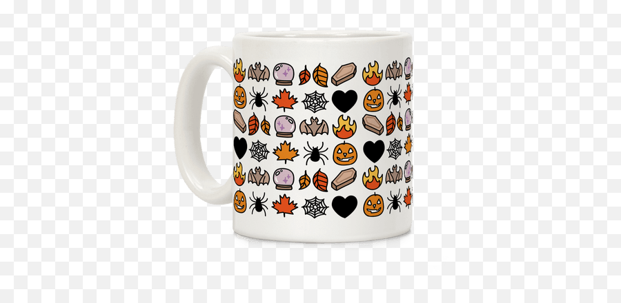 Pumpkin Mugs Coffee Mugs Lookhuman - Serveware Emoji,Coffee Mug Emoji