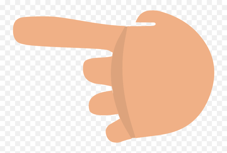 Backhand Index Pointing Left Emoji - Sign Language,Finger Pointing Left Emoji
