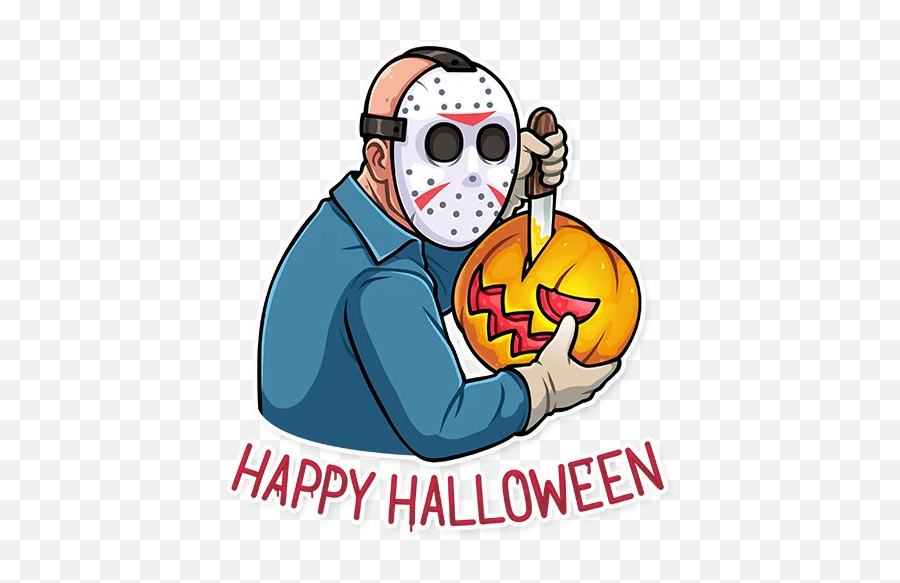 Halloween Stickers For Telegram - Happy Halloween Telegram Sticker Emoji,Friday The 13th Emoji