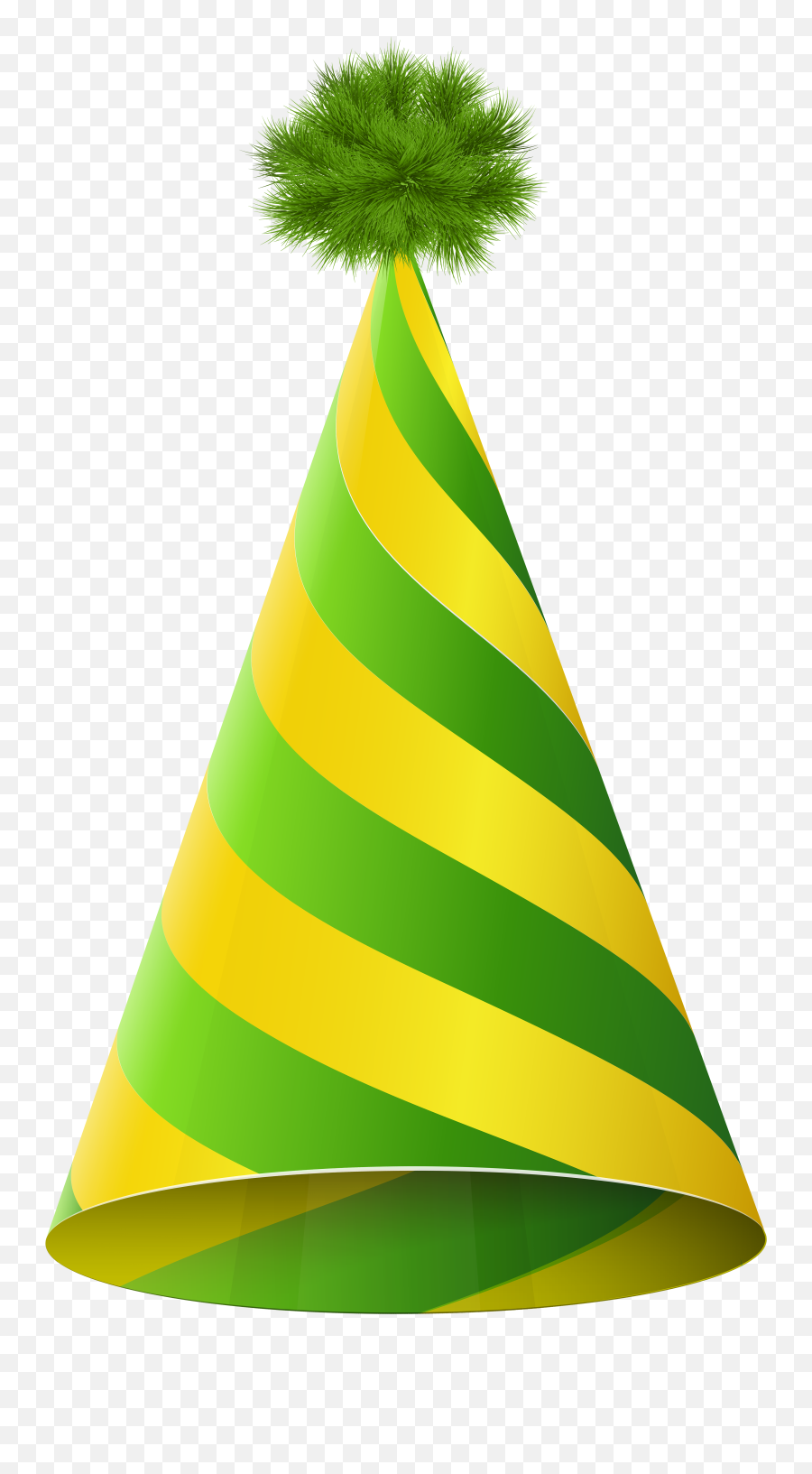 1334 Party Hat Free Clipart - Green And Yellow Party Hat Emoji,Party Hat Emoji