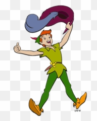 Peter Pan Png - Flying Peter Pan Animated Gif Transparent Background Emoji,Peter Pan Emoji