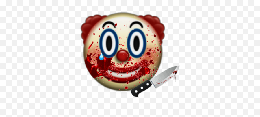 Emoji Aesthetic Grunge Edgy Trippy Rot Clown Clowncore - Scary Clown Emoji,Creepy Emoji