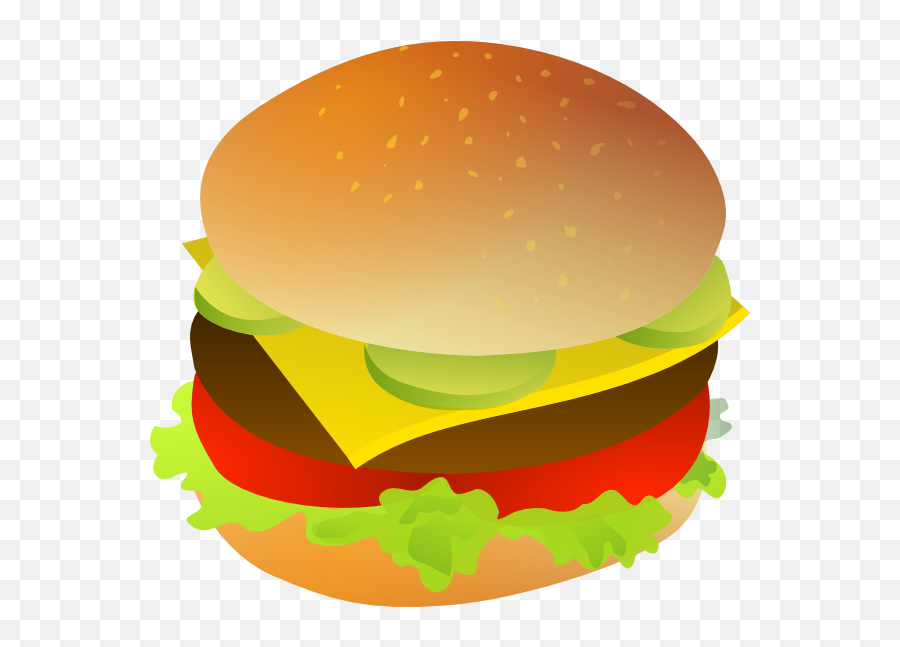 Stunning Cliparts - Fast Food Animated Png Emoji,Google Hamburger Emoji