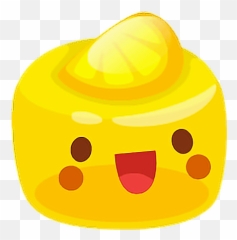 Jello Lemon Kawaii - Kawaii Jello Emoji,Jello Emoji
