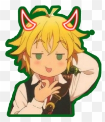 Trending Diablito Stickers - Derp Seven Deadly Sins Emoji,Emoji Diablito