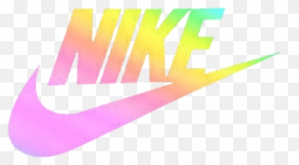 Nike Logo Rainbow Regenbogen Pastell - Png Emoji