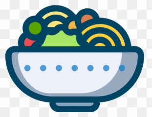 Veggie Salad - Ramen Clipart Png Emoji,Chicken Dinner Emoji