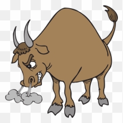 Vector Bull Aggressive Transparent Png Clipart Free - Emoji