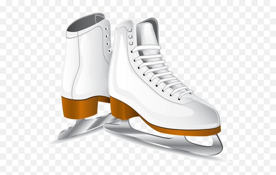 Skate Boot Clipart - Figure Skate Ice Skates Clipart Emoji,Skate Emoji