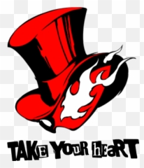 Persona 5 Take Your Heart Transparent - Persona 5 Phantom Thieves Logo Emoji,Hert Emoji