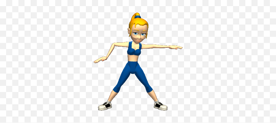 Top Wii Fit Girl Stickers For Android U0026 Ios Gfycat - Transparent Animated Exercise Gif Emoji,Wii Emoji
