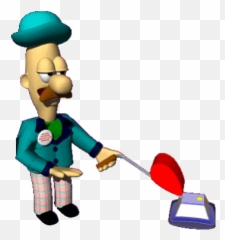 Top Home Cleaners Stickers For Android - Man Vacuuming Gif Emoji