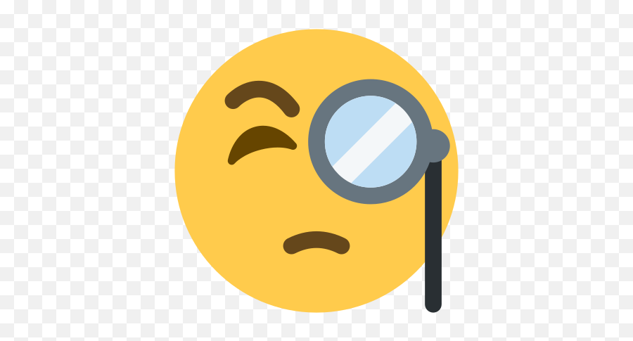 Emoji Remix On Twitter Monocle Disappointed - Smiley,Disappointed Emoji Transparent
