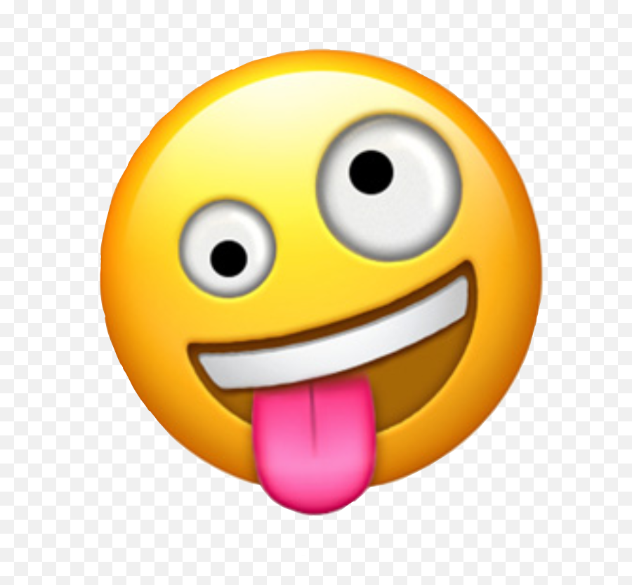 Funny Emoji Faces - Transparent Background Crazy Emoji Png,69 Emoji Symbol