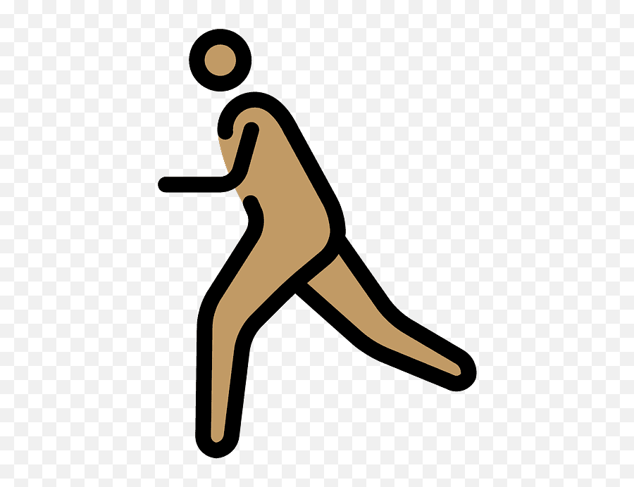 Person Running Emoji Clipart - Emoji,Running Man Emoji