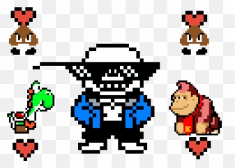 I Donu0027t Care - Sans Gif Clipart Full Size Pixel Art Emoji