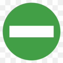 FileEo circle green white no - entrysvg Wikimedia Commons No Entry Sign Blue Emoji