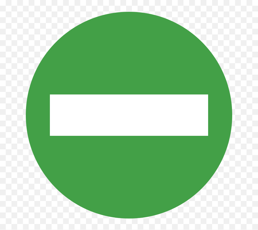 Fileeo Circle Green White No - Entrysvg Wikimedia Commons No Entry Sign Blue Emoji,No Sign Emoji
