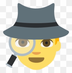 Detective Emoji Clipart - Fake News