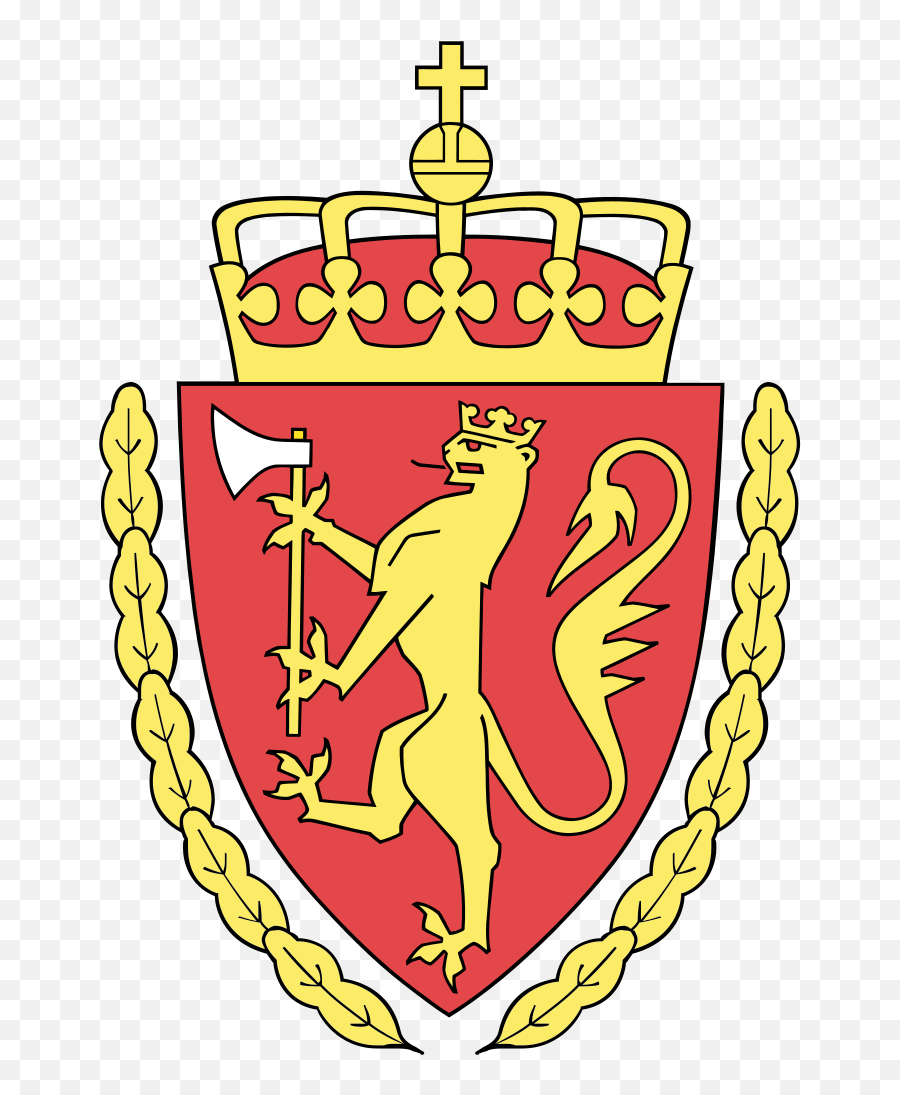 Coat Of Arms Of The Norwegian Customs Service - Norway Coat Of Arms Emoji,Norwegian Flag Emoji