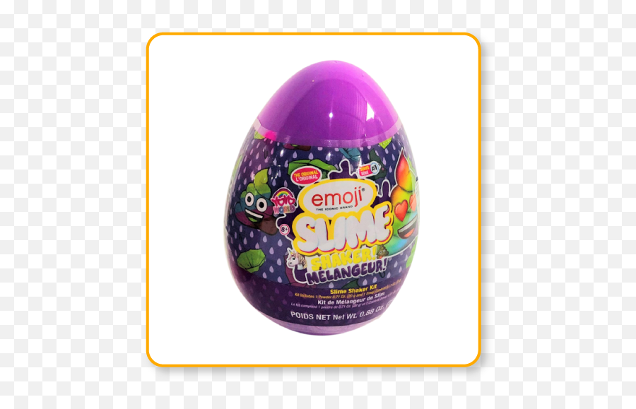 Emoji Egg Slime Shaker - Easter,Emoji Slime