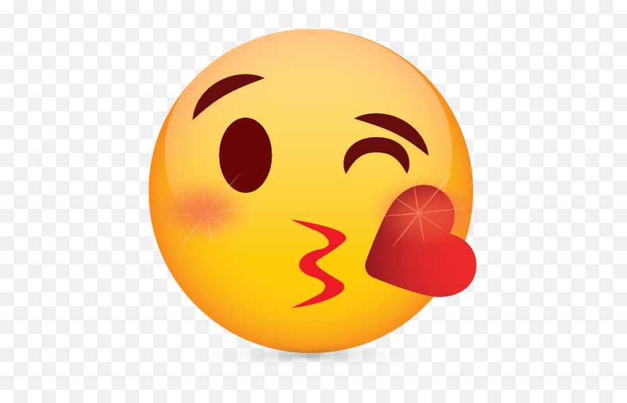 Create Free Emoji Blowing Kiss Logo With Online Logos Creator - Emoji Logo Png,Emoji Creator