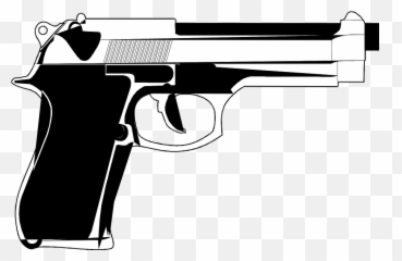 Handgun Pistol Weapon - Gun Clipart Free Emoji