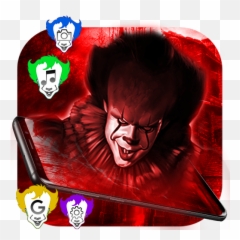 Pennywise Horror Launcher Theme - Illustration Emoji,Pennywise Emoji