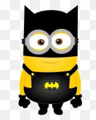 Minion Superhero Clipart - Minions Batman Emoji,Super Hero Emoticon