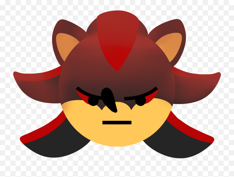 Angry Shadow Emoji In Case You Want To Show Your Inner Edge - Shadow The Hedgehog Emoji,Hedgehog Emoji