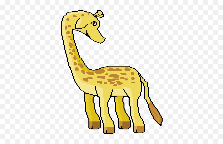 Pixel Giraffe - Giraffe Clipart 8bit Emoji,8 Bit Emoji