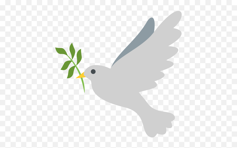 Dove Of Peace Emoji For Facebook Email Sms - Emoji Paloma De La Paz,Bird Emoji