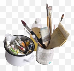 Paint Art Aesthetic Hoe Paintbrush - Pngs For Niche Memes Emoji