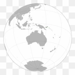 Orthographic - Australia On Globe Transparent Emoji