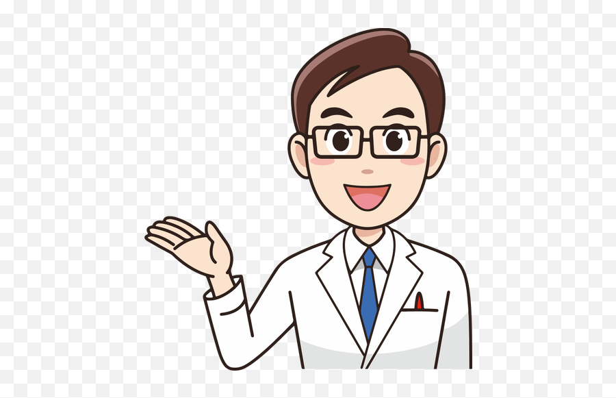 Happy Doctor - Doctor Clipart Png Emoji,Hand Chin Emoji