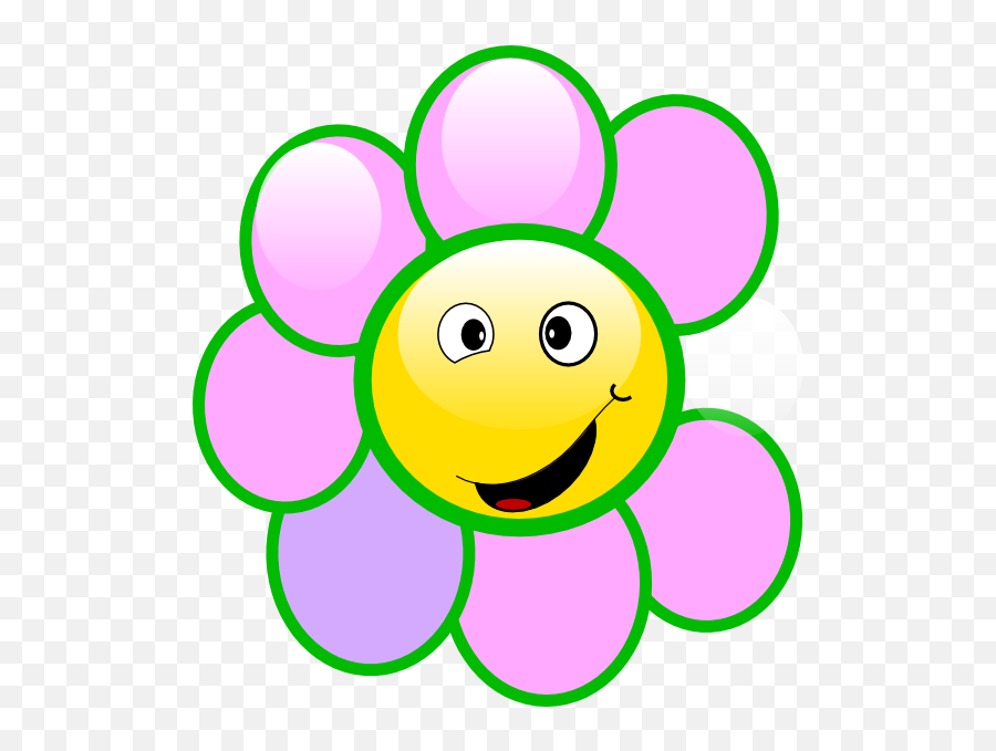 Clipart Smile Flower Clipart Smile - Clip Art Emoji,Smile Flower Emoticon