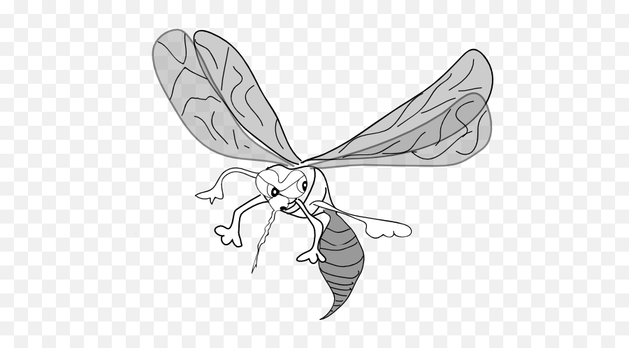 Freehand Mosquito Clipart - Mosquito Clip Art Emoji,Mosquito Emoticon